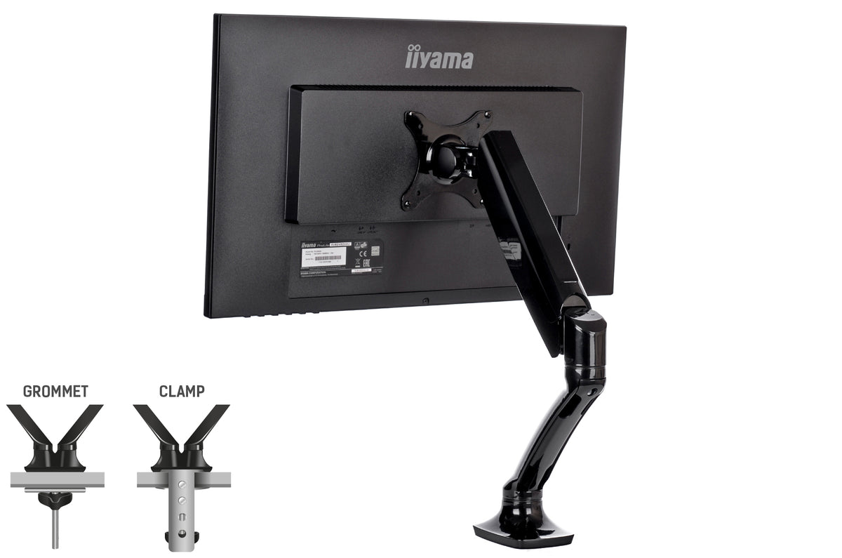 iiyama DS3001C-B1 soporte para monitor 68,6 cm (27") Escritorio Negro (4)