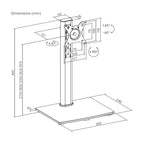 AISENS DT34TSR-457 soporte para monitor 86,4 cm (34") Escritorio (8)