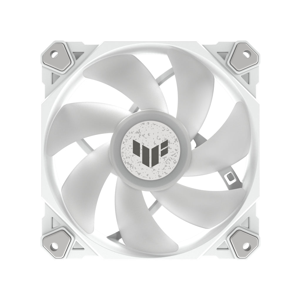 ASUS TUF GAMING TF120 ARGB WHITE EDITION Carcasa del ordenador Refrigerador de aire 12 cm Blanco 1 pieza(s) (6)