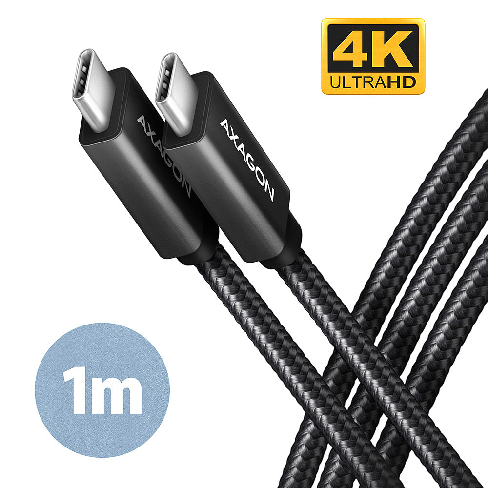 Axagon BUCM32-CM10AB cable USB USB 3.2 Gen 2x2 1 m USB C 20 Gbit/s 100 W Negro