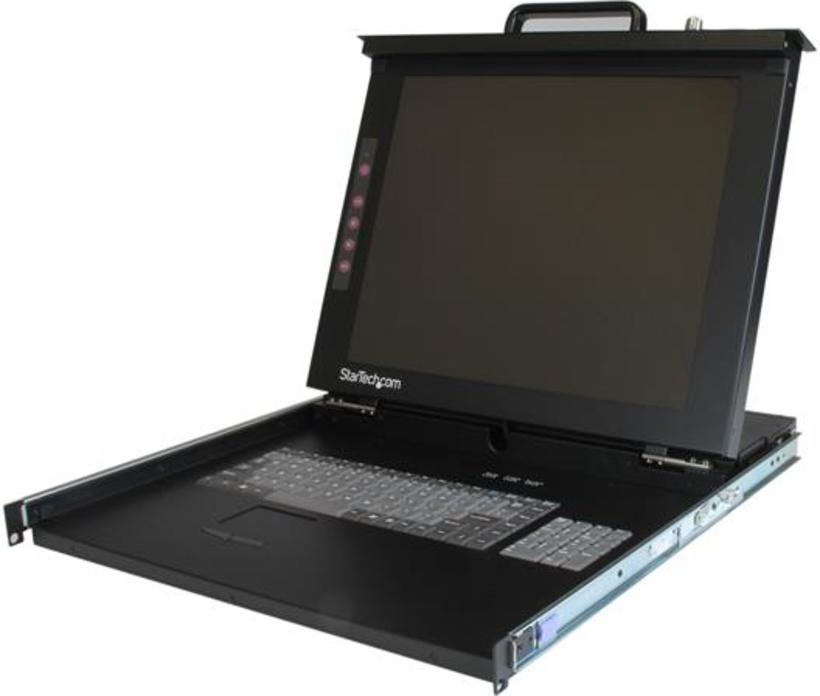 Startech - Teclado QWERTY, KVM para Rack de Servidores de 1 puerto VGA (4)