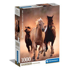 Clementoni Running Horses Puzzle rompecabezas 1000 pieza(s) Animales