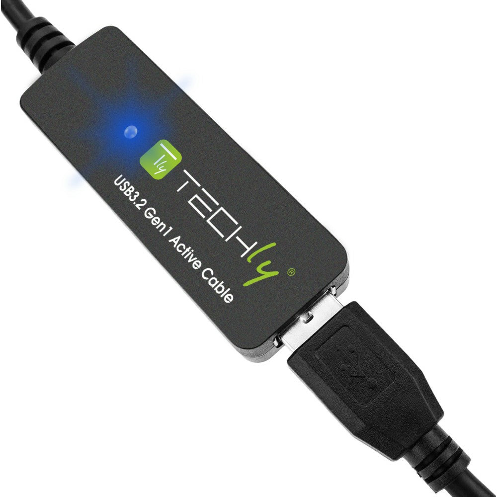 Techly ICUR30200G cable USB USB 3.2 Gen 1 (3.1 Gen 1) 20 m USB A Negro (6)