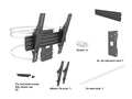 Multibrackets 8458 soporte para pantalla de señalización 165,1 cm (65") Negro (7)