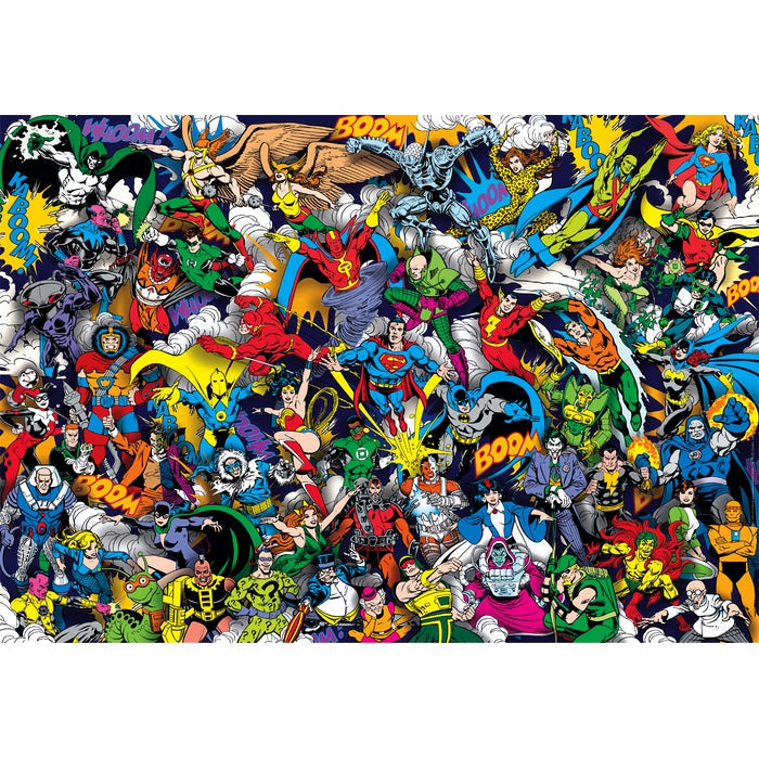Clementoni DC Comics Impossible Puzzle rompecabezas 1000 pieza(s) Cómics (2)