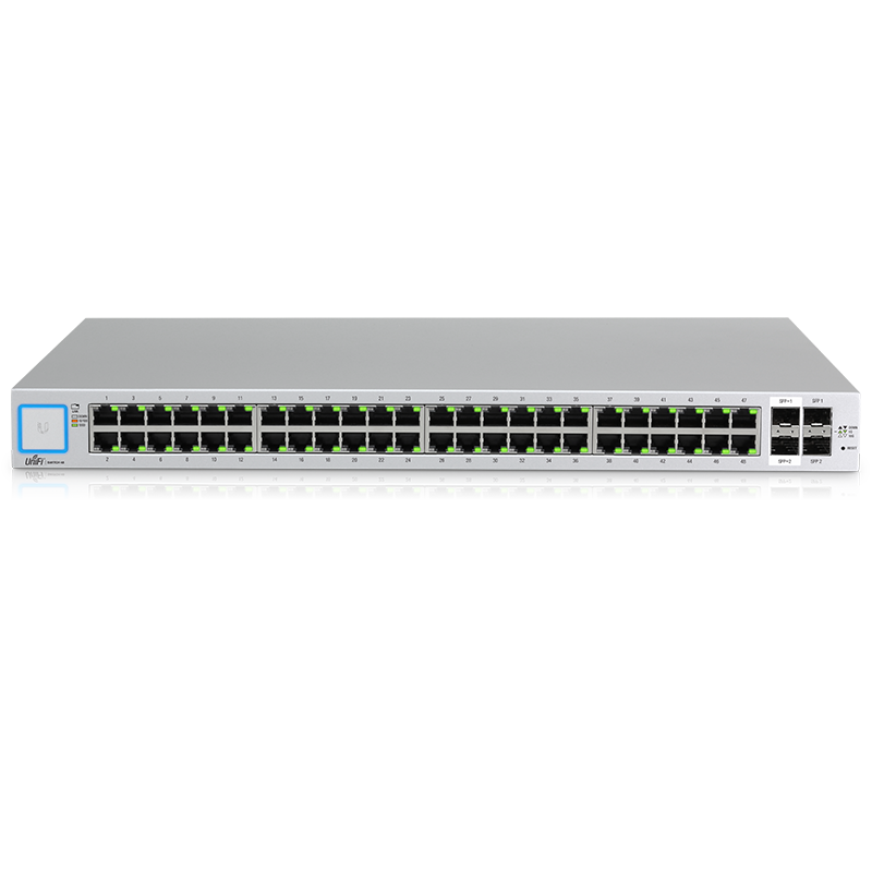 Ubiquiti US-48-EU - Conmutador, Gestionado, 48 x 10/100/1000 + 2 x 10 Gigabit