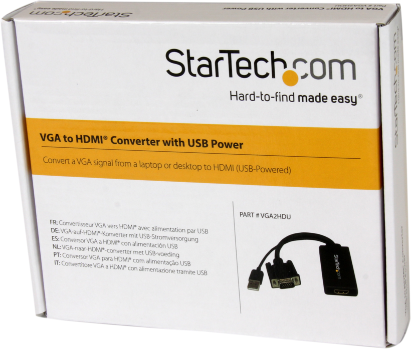 Startech VGA2HDU - Cable Convertidor Móvil de HD15 a HDMI, 1080p (3)