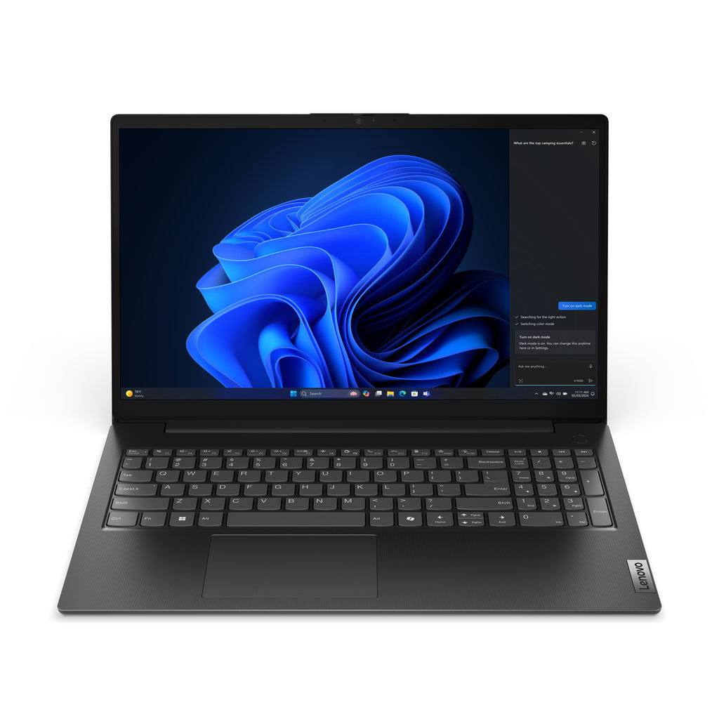 Lenovo V15 G5 IRL Intel® Core™ i3 i3-1315U Portátil 39,6 cm (15.6") Full HD 8 GB DDR5-SDRAM 256 GB SSD Wi-Fi 6 (802.11ax) Windows 11 Home Negro Francés (2)