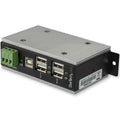 StarTech.com HB20A4AME hub de interfaz USB 2.0 Type-B 480 Mbit/s Negro
