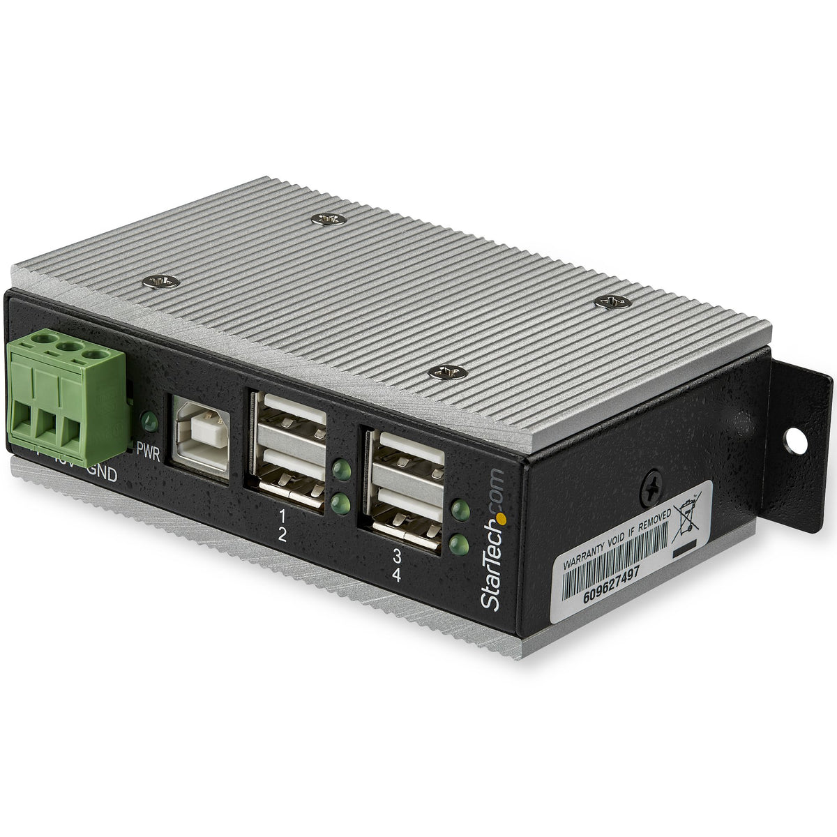 StarTech.com HB20A4AME hub de interfaz USB 2.0 Type-B 480 Mbit/s Negro