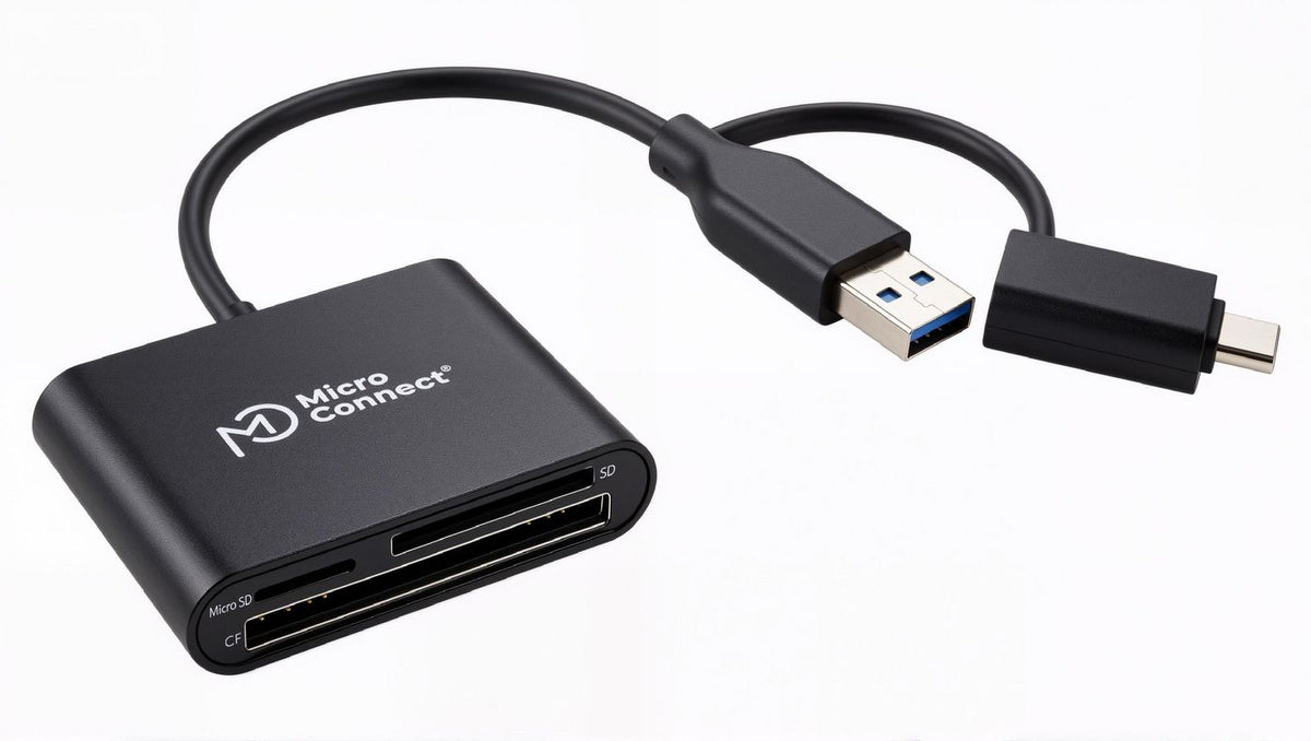 Microconnect Premium USBA/C to Multi Card Reader lector de tarjeta (2)