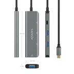 AISENS A109-0762 hub de interfaz USB 3.2 Gen 1 (3.1 Gen 1) Type-C 5000 Mbit/s (5)