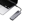 Verbatim CMH-08 USB Tipo C 5000 Mbit/s Plata (4)