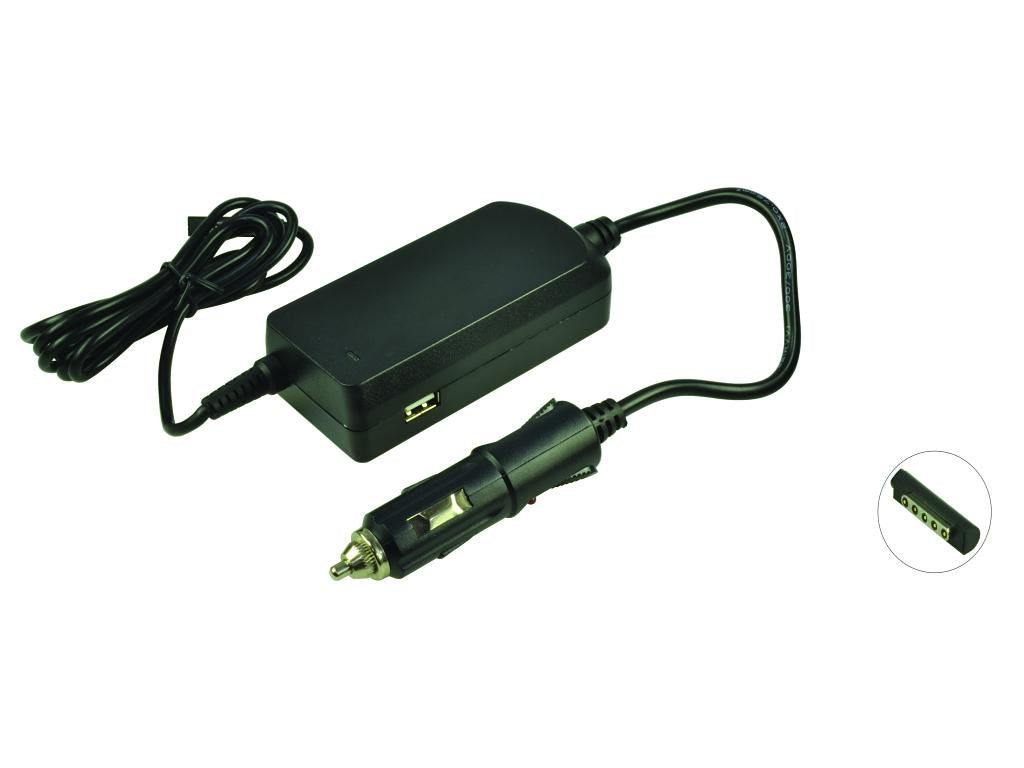 2-Power CCC0741G adaptador e inversor de corriente Auto 45 W Negro