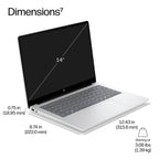 HP EliteBook 8 G2i 14 inch Notebook Next Gen AI PC Wolf Pro Security Edition Copilot+ PC Intel Core Ultra 5 Laptop 35.6 cm (14") WUXGA 32 GB LPDDR5x-SDRAM 512 GB SSD Wi-Fi 7 (802.11be) Windows 11 Pro Silver (5)
