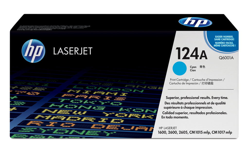 HP 124A Cyan Original LaserJet Toner Cartridge cartucho de tóner 1 pieza(s) (2)