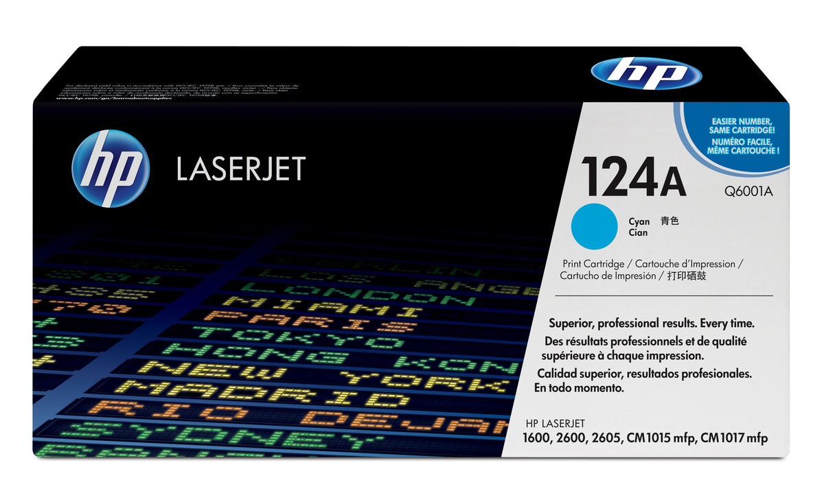 HP 124A Cyan Original LaserJet Toner Cartridge cartucho de tóner 1 pieza(s) (2)