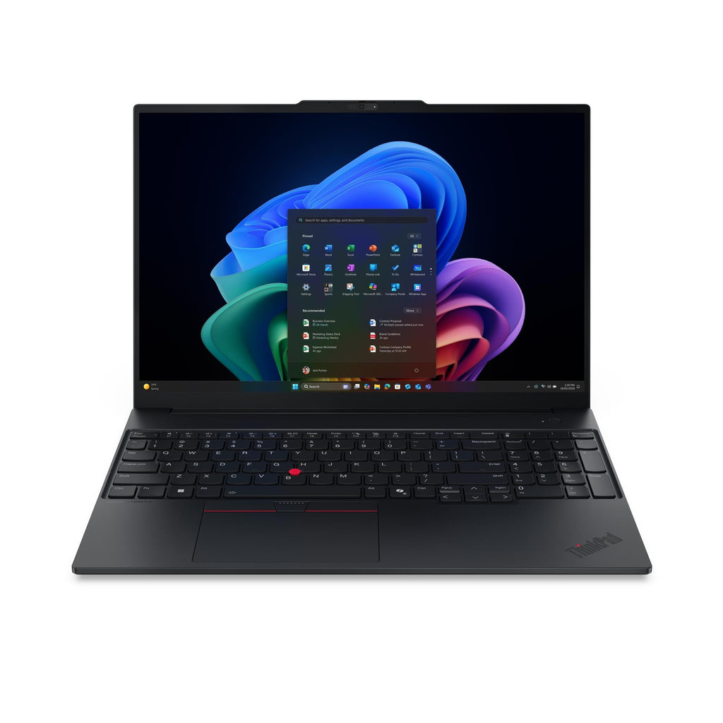 Lenovo ThinkPad E16 Gen 4 (Intel) Copilot+ PC Intel Core Ultra 5 325 Portátil 40,6 cm (16") WUXGA 24 GB DDR5-SDRAM 512 GB SSD Wi-Fi 7 (802.11be) Windows 11 Pro Negro Alemán