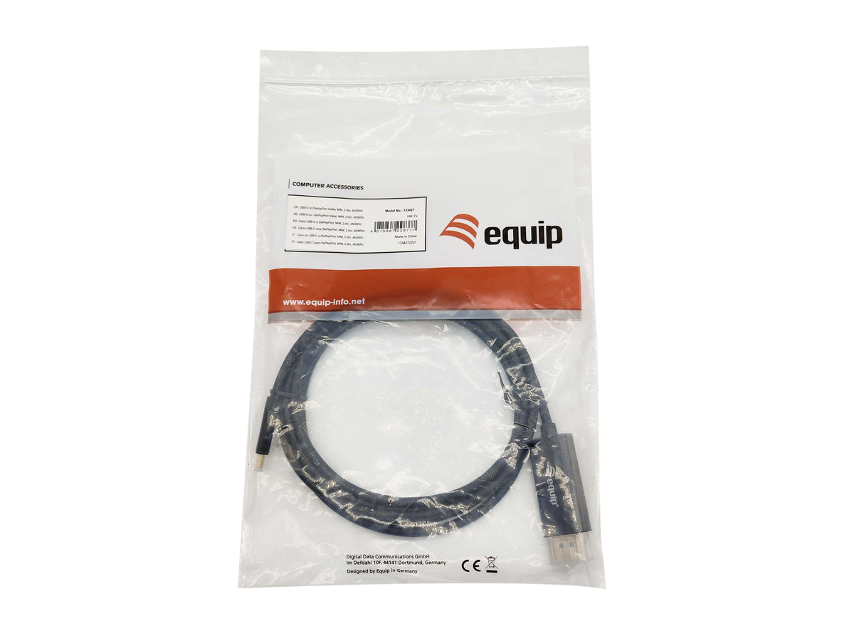 Equip 133427 adaptador de cable de vídeo 2 m USB Tipo C Gris (5)