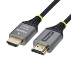 StarTech.com HDMI2-FLEX-4K60-3M cable HDMI HDMI tipo A (Estándar) Negro, Plata