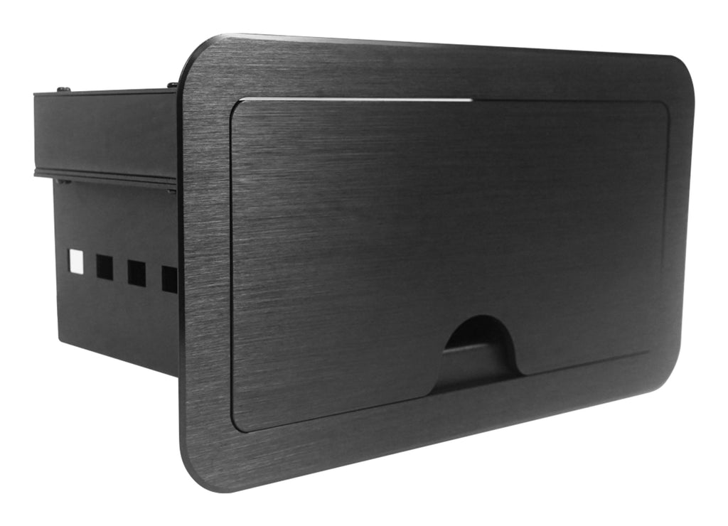Biamp EasyConnect EC-P-US Mesa Caja de cables Negro 1 pieza(s) (4)