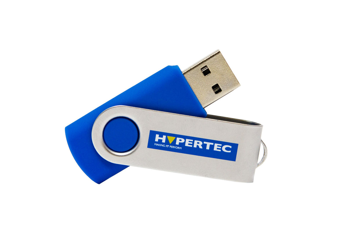 Hypertec HYFLUSB38GB unidad flash USB 8 GB USB tipo A 3.2 Gen 1 (3.1 Gen 1) Azul, Plata