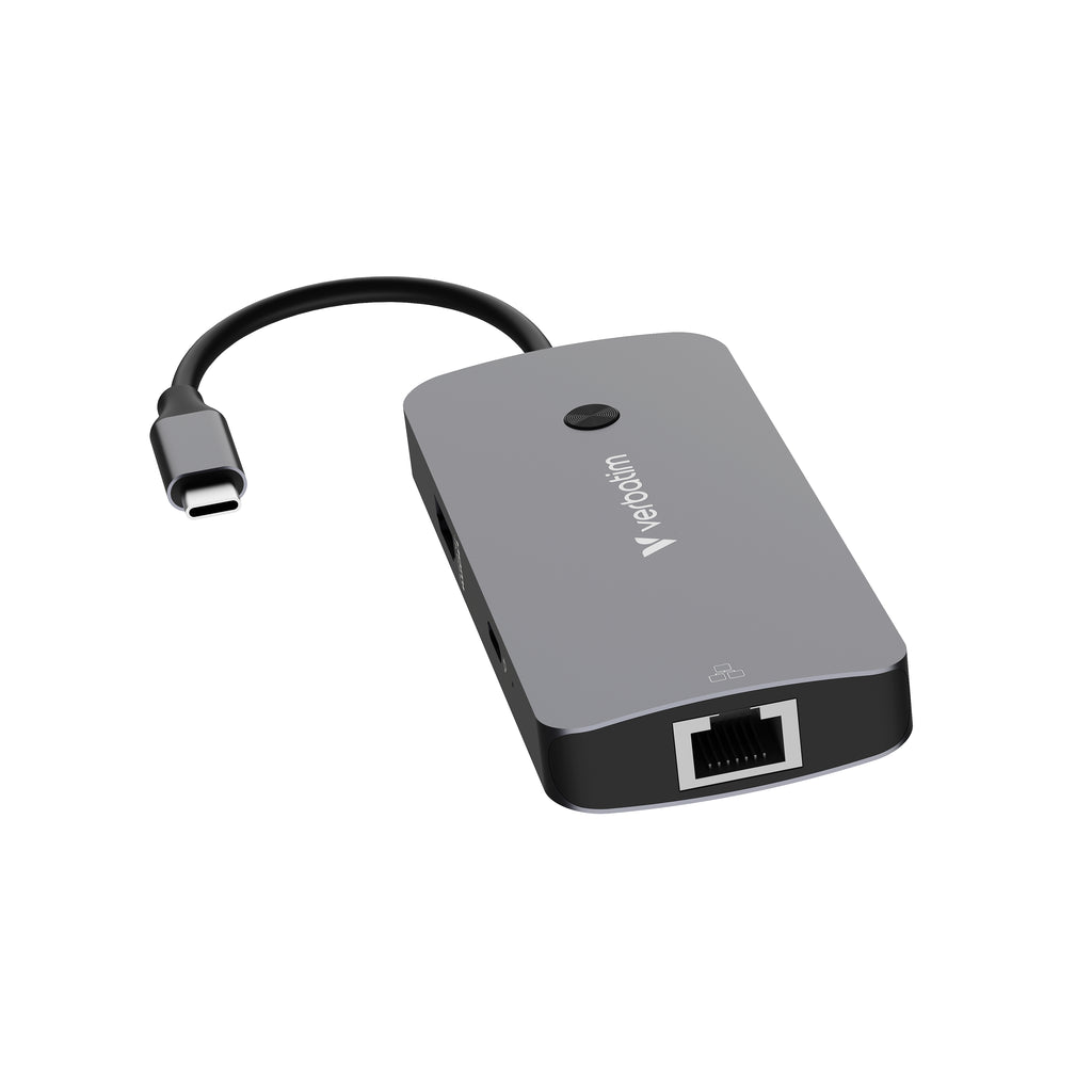 Verbatim CMH-05 USB Tipo C 5000 Mbit/s Plata (5)