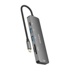 AISENS ASUC-6P016-GR base para portátil y replicador de puertos Alámbrico USB 3.2 Gen 1 (3.1 Gen 1) Type-C (4)