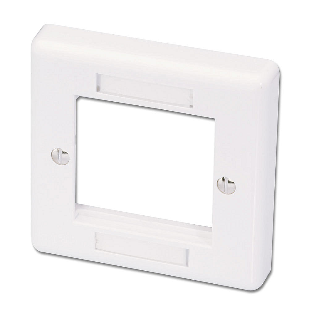 Lindy 60541 placa de pared y cubierta de interruptor Blanco (2)