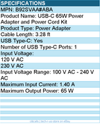 Poly Kit De Alimentación USB-C 65W - Localización Inglesa Reino Unido (2)