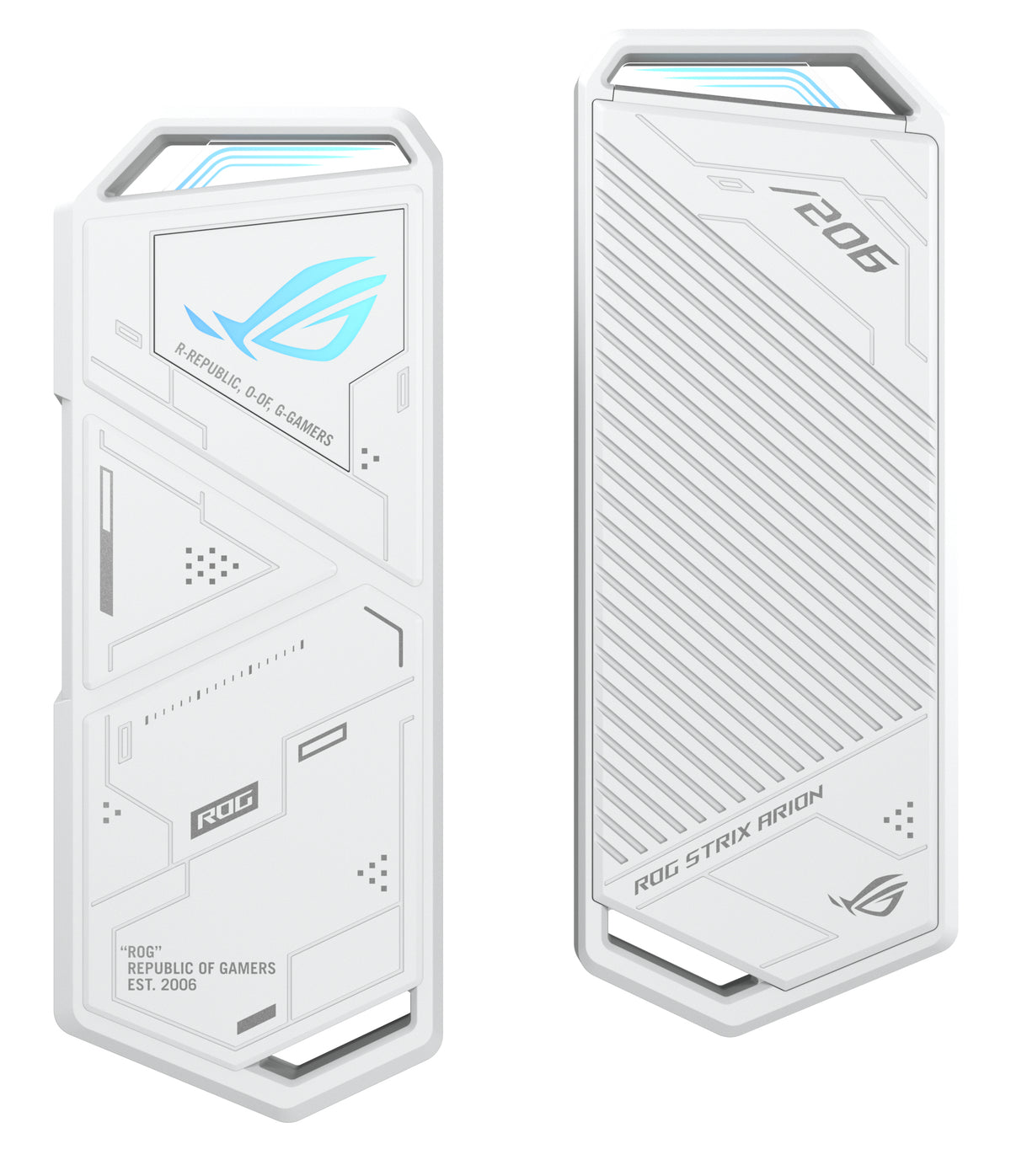 ASUS ROG Strix Arion White Edition Caja externa para unidad de estado sólido (SSD) Blanco M.2 (7)
