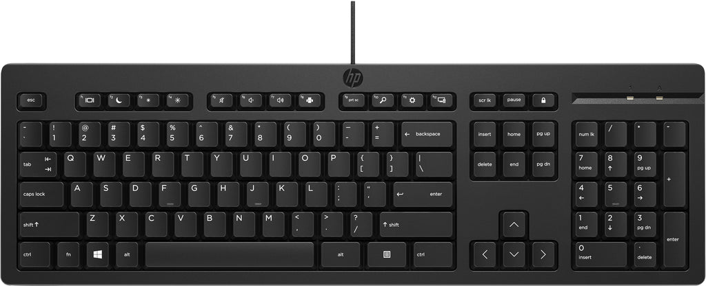 HP 125 USB WD KBD (Bulk 12) teclado Universal QWERTY Inglés Negro (7)