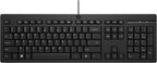 HP 125 USB WD KBD (Bulk 12) teclado Universal QWERTY Inglés Negro (7)