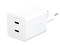PanzerGlass empower™ by ® Turbo 45W Charger incl. 2 x USB-C | EU Plug | Silver White Smartphone Blanco Corriente alterna Carga rápida Interior