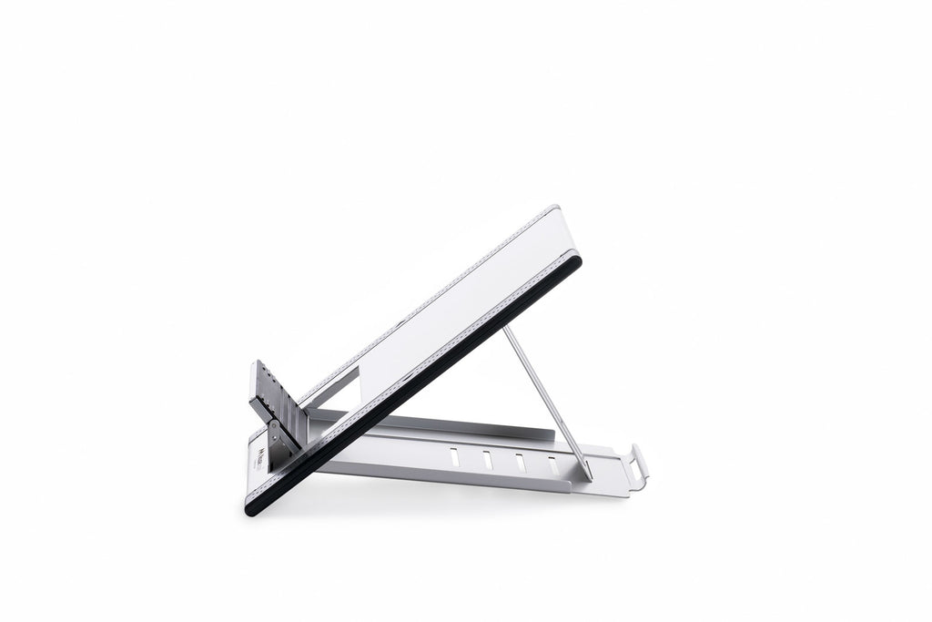 Mousetrapper Laptop Stand Soporte para ordenador portátil y tableta Negro, Plata (2)