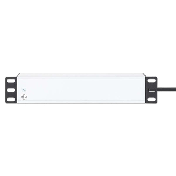 Intellinet 715621 unidad de distribución de energía (PDU) 4 salidas AC 1U Negro, Blanco (7)