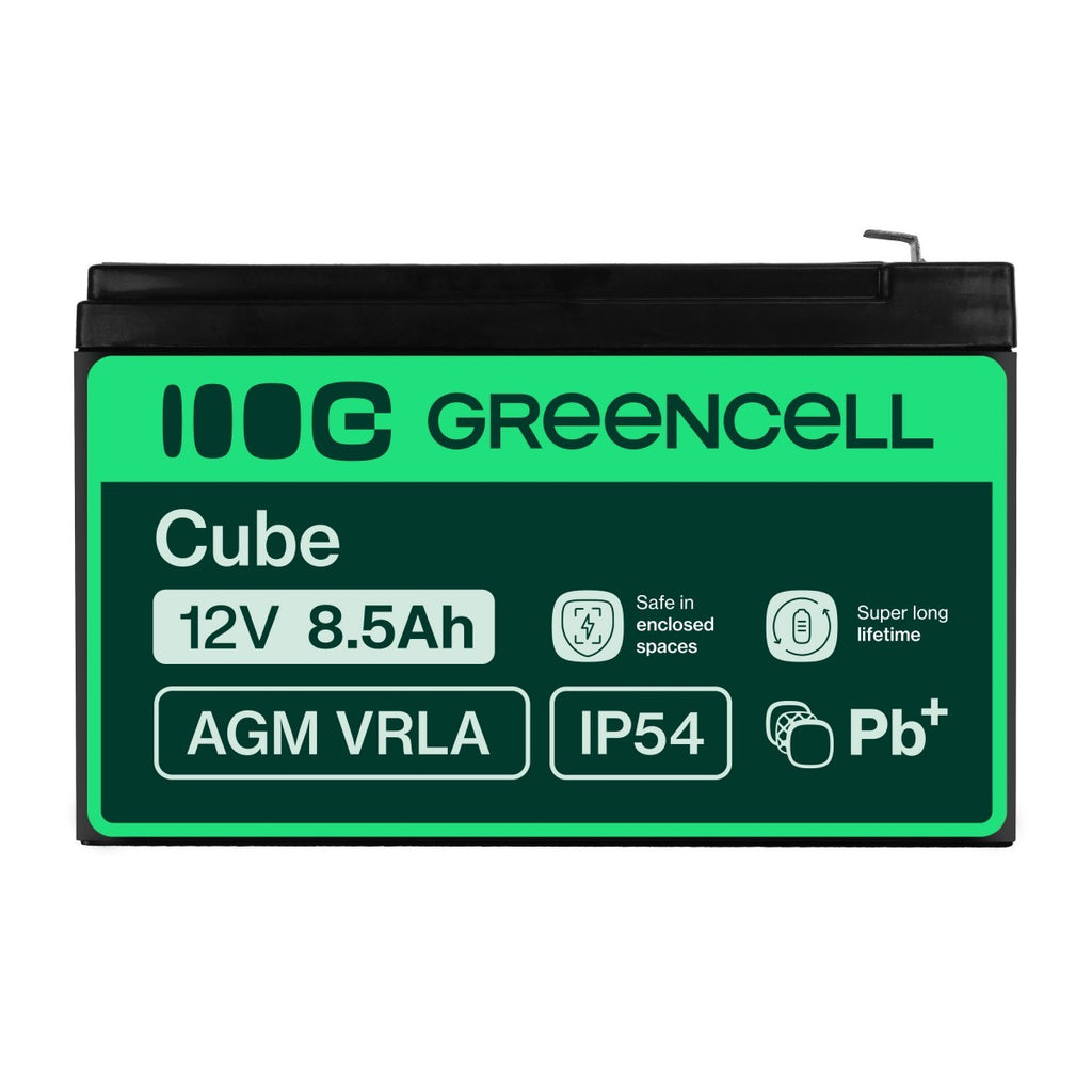 Batería Green Cell USV-Akku Sealed Lead Acid 8,5Ah