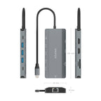 AISENS ASUC-10P052-GR base para portátil y replicador de puertos Alámbrico USB 3.2 Gen 1 (3.1 Gen 1) Type-C (5)