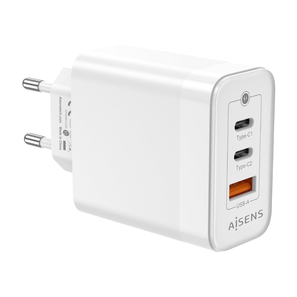 AISENS ASCH-65W3P007-W cargador de dispositivo móvil Universal Corriente alterna Carga rápida Interior (4)