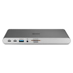 Lindy 43349 base para portátil y replicador de puertos Alámbrico USB 3.2 Gen 1 (3.1 Gen 1) Type-C Plata (6)