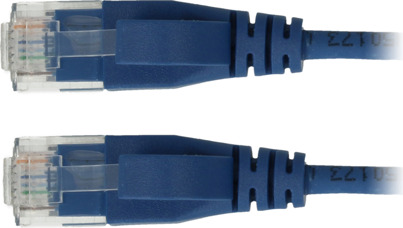 Cable patch RJ45 U/UTP Cat6a 20 m azul