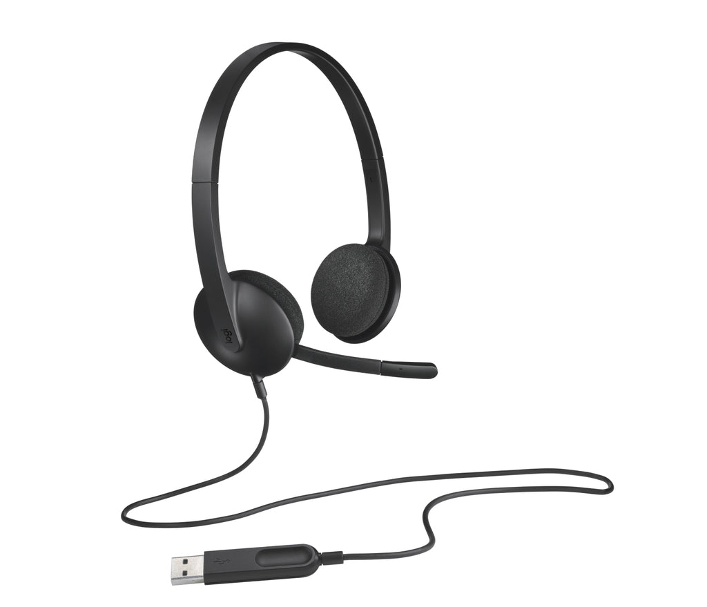 Logitech H340 USB Auriculares Alámbrico Diadema Oficina/Centro de llamadas USB tipo A Negro (6)