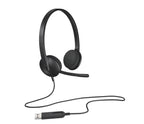Logitech H340 USB Auriculares Alámbrico Diadema Oficina/Centro de llamadas USB tipo A Negro (6)