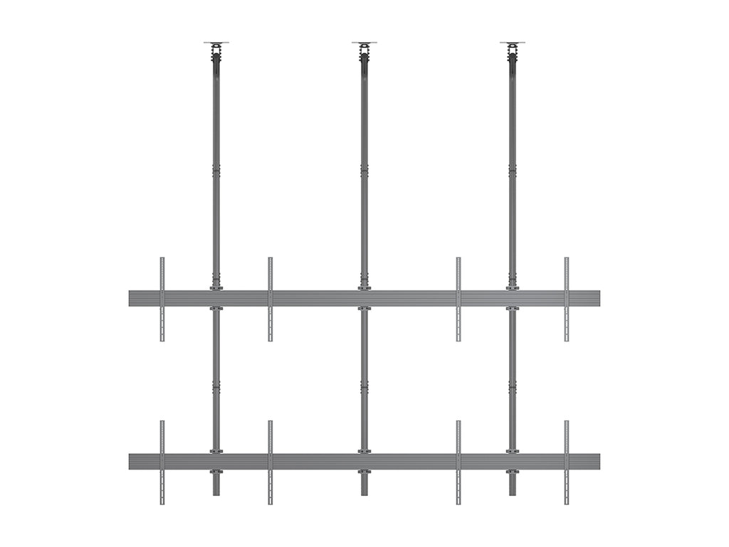 Multibrackets 3930 soporte para pantalla de señalización 2,54 m (100") Negro