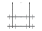 Multibrackets 3930 soporte para pantalla de señalización 2,54 m (100") Negro