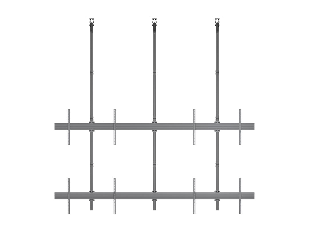 Multibrackets 3930 soporte para pantalla de señalización 2,54 m (100") Negro