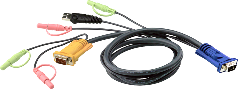 Cable ATEN KVM SPHD - VGA,USB,audio 3 m (2)