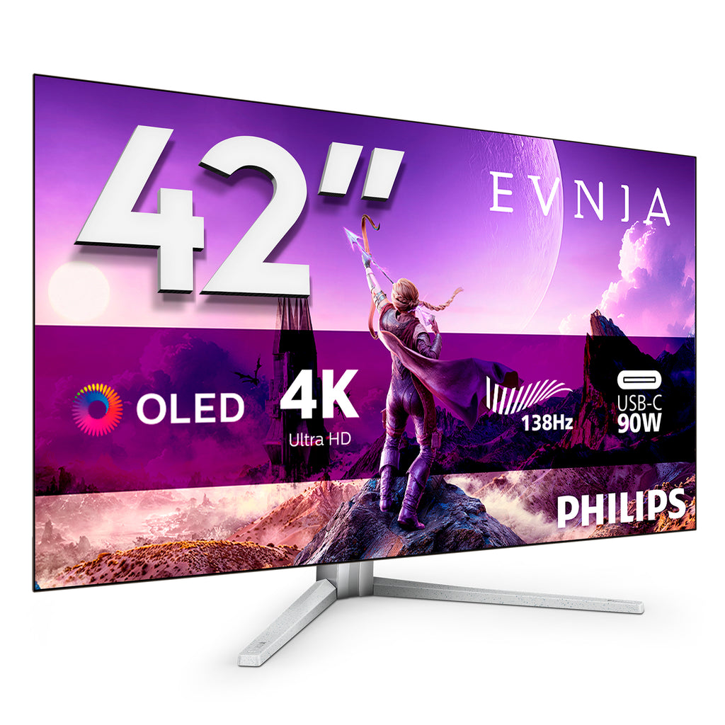 Philips 42M2N8900/00 pantalla para PC 105,5 cm (41.5") 3840 x 2160 Pixeles 4K Ultra HD OLED Blanco (3)