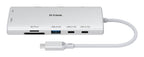 D-Link DUP-A01 hub de interfaz USB 3.2 Gen 1 (3.1 Gen 1) Type-C 10000 Mbit/s Blanco (2)