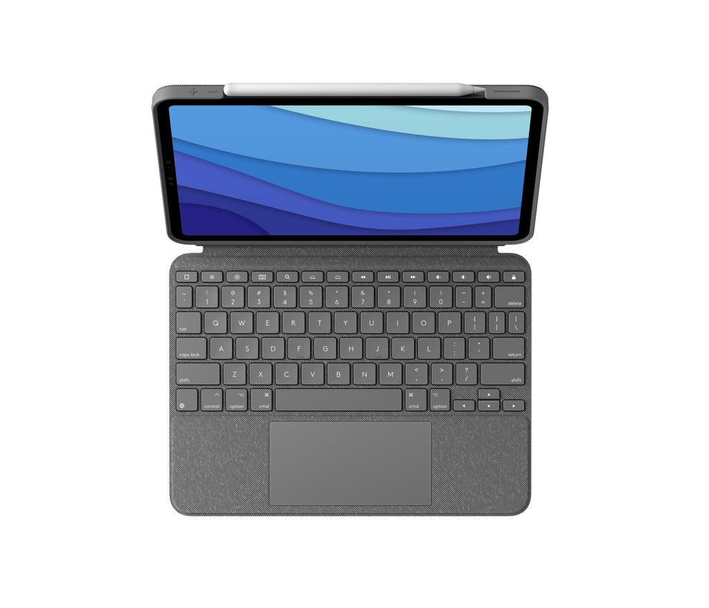 Logitech Combo Touch QWERTZ Alemán Smart Connector Gris (4)